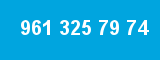 961 325 79 74 961 325 79 74